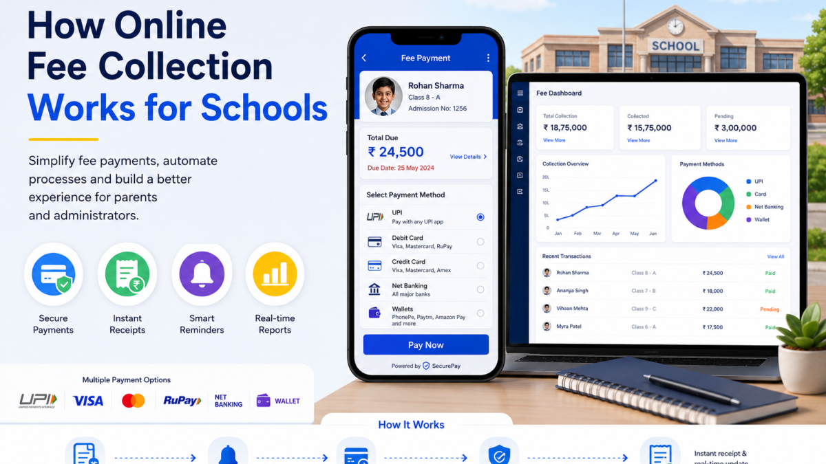 How Online Fee Collection Works for Schools